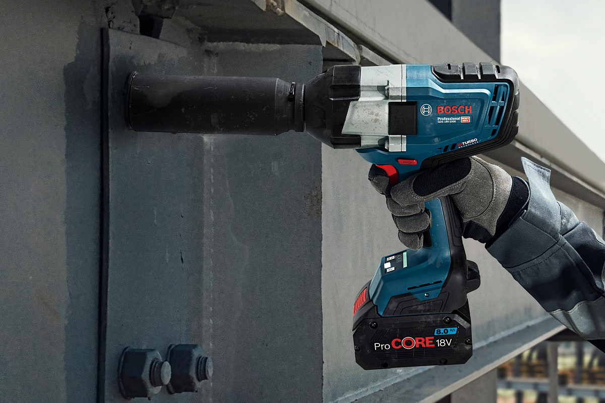 Bosch Professional GDS 18V-1000 (Solo) Akülü Darbeli Somun Sıkma Makinesi - Resim 4