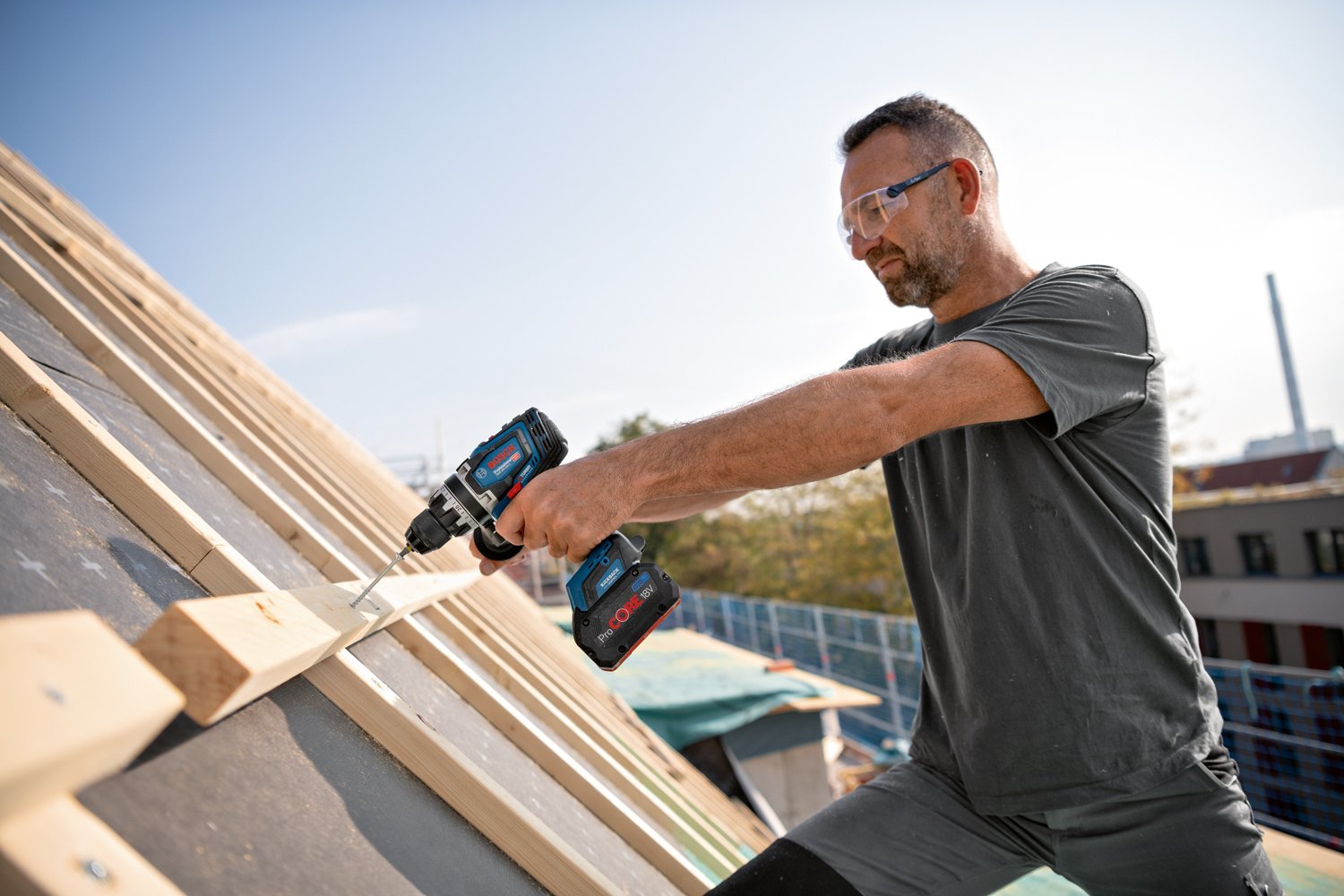 Bosch Professional GSR 18V-150 C Akülü Delme/Vidalama Makinesi (2x8,0 Ah ProCORE18V) - Resim 2