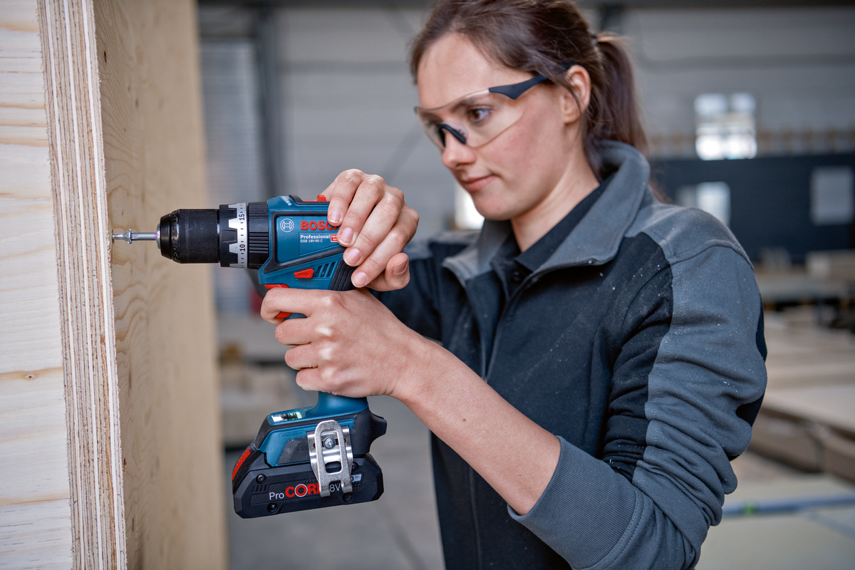 Bosch Professional GSB 18V-90 C (solo) Akülü Darbeli Delme Vidalama Makinesi - Resim 2