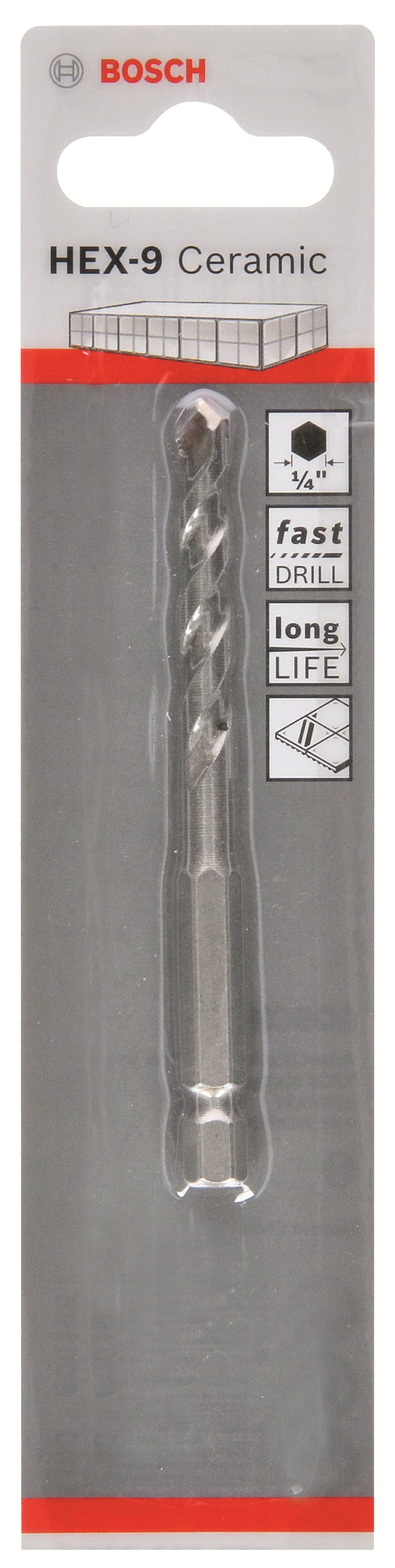 Bosch - Altıgen Şaftlı, HEX-9 Serisi Seramik için Matkap Ucu 5*90 mm - Resim 2