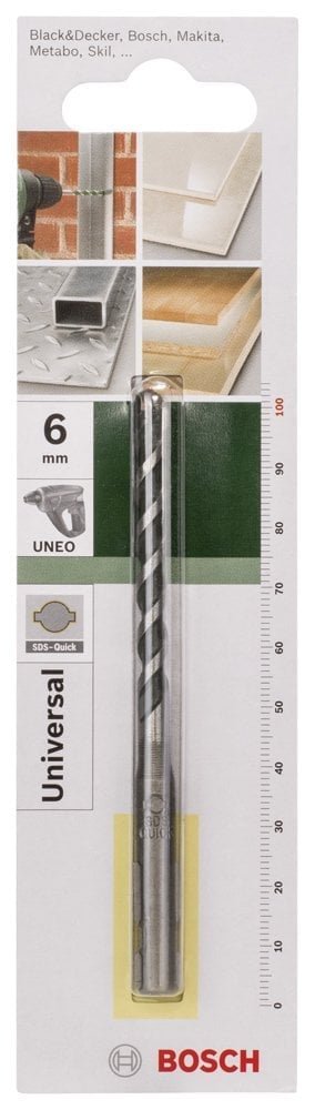 Bosch - SDS-Quick, Uneo için Çok Amaçlı Matkap Ucu 6*100 mm - Resim 2