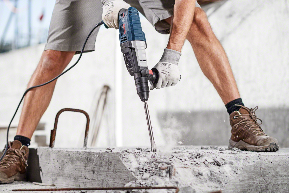 Bosch - SDS-Plus Şaftlı Yassı Keski 250*20 mm 10'lu - Resim 4