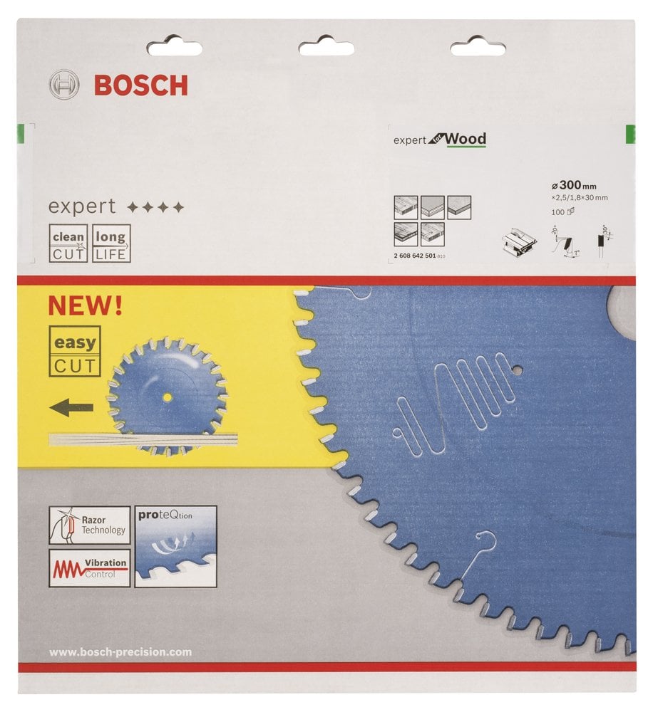 Bosch - Expert Serisi Ahşap için Daire Testere Bıçağı 300*30 mm 100 Diş - Resim 2