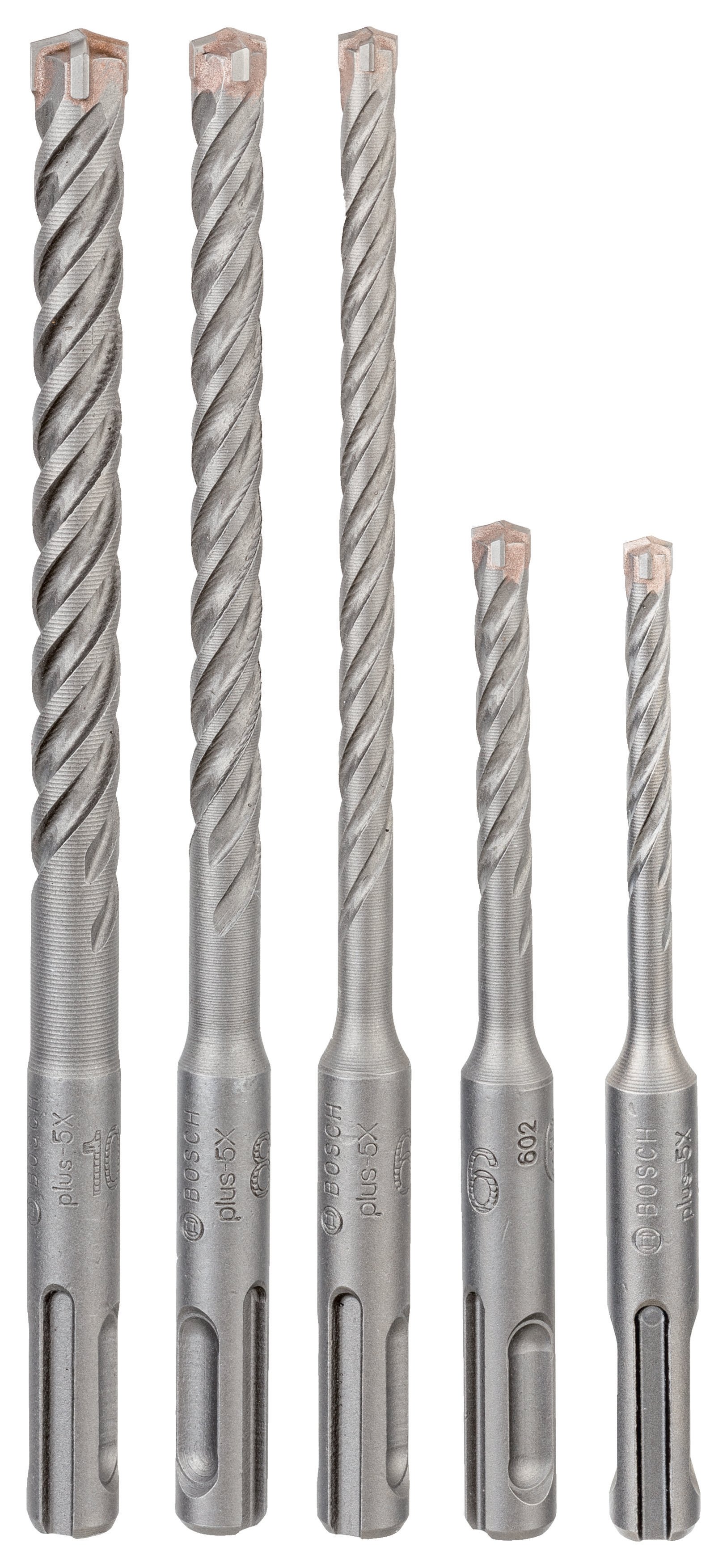 Bosch - SDS plus-5X Serisi Kırıcı Delici Matkap Ucu 5 Parça Set (5,6 x 110 mm, 6,8,10 x 160 mm)
