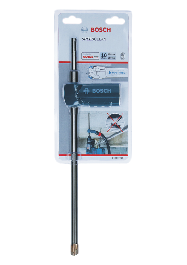 Bosch - SDS-Plus-9 Speed Clean Serisi Toz Atma Kanallı Kırıcı Delici Matkap Ucu 18*280 mm - Resim 2
